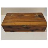 12' wood chest