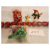 Christmas ornaments and decor