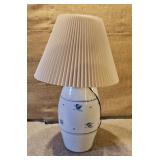 VINTAGE glazed ceramic table lamp