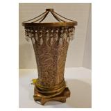 Vintage  beaded decorative hall / table lamp