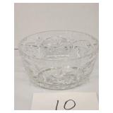 Star of David Crystal 7' bowl- Heavy