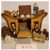 Wooden Noah's ark