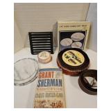 Marble trivet set and more.