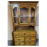 Early hutch, buffet, solid wood.. nice!