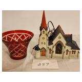 Lemax 1994 church plus