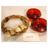Seashell wreath plus