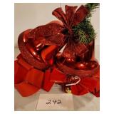 Christmas bows and bells