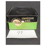 Compression rings vintage tin