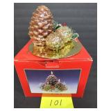 Pinecone candle  set