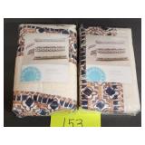 Marta Stewart quilted pillow shams 2 NEW