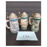 Avon endangered species collectible steins- 5"