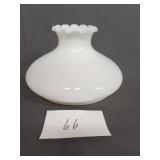Vintage glass lamp shade - 10'