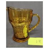 Amber topaz georgian pitcher