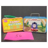 Lunch Boxes - candy buttons / Thomas the Tank