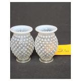 Fenton opalescent  jars