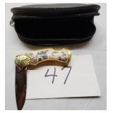 Franklin Mint Quail knife