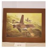 Signed Airplane Print Signed Airplane Print