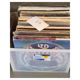 Crate of albums