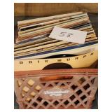 Crate of albums Crate of albums
