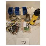 Misc. Electrical supplies and flashlight Misc. Electrical supplies and flashlight