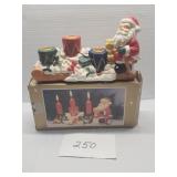 Santa Christmas candoe holder Santa Christmas candoe holder
