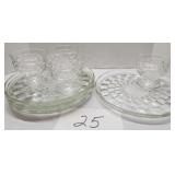 Fostoria  cups/ plates - 8 pc