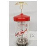 Vintage glass speed whipper