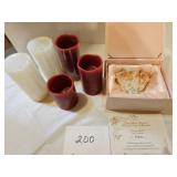 Flameless candles and collectable ornament Flameless candles and collectable ornament