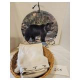 Bear dream catcher, basket, long johns Bear dream catcher, basket, long johns