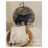 Bear dream catcher, basket, long johns