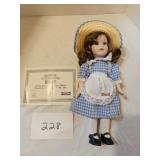 Little Debbie 12.5 inch porcelain doll