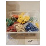 Large lot of pattern blocks