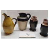 4 pottery pieces 4 pottery pieces