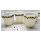 Pyrex crazy Daisy 4 pc mug