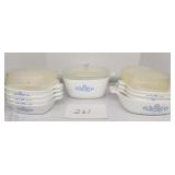 Corningware bake set - 9 piece and lids Corningware bake set - 9 piece and lids