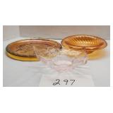 Indiana Carival glass Plates and bowls Indiana Carival glass Plates and bowls