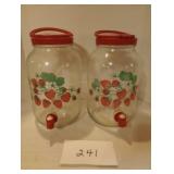 2 Tea jars