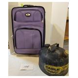 Eagle Gavanized can and luggage Eagle Gavanized can and luggage