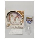 Christmas Carol clock / Dixie Stampede boot cup Christmas Carol clock / Dixie Stampede boot cup