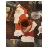 Wooden Santa 43' tall and bucket Wooden Santa 43' tall and bucket