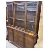 VINTAGE WOODEN ARMOIRE; 52x17x66