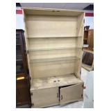 VINTAGE ARMOIRE; MISSING DOORS 48x19x80