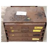 Tool cabinet with contents - 20x13x15