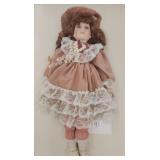 Vintage porcelain doll 26"