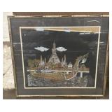 26x23 Oriental Framed Picture