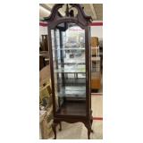 CURIO CABINET; 22x11x79