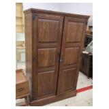 WOODEN ARMOIRE; 37x21x62