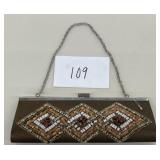 Vintage Beaded Clutch Purse
