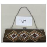 Vintage Beaded Clutch Purse