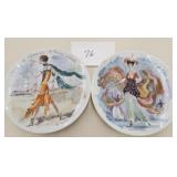 Porcelain de Limoges France Signed plates